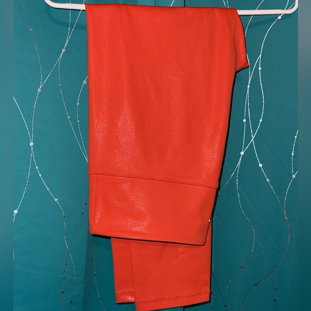 ZYIA Active Bold Orange Leggings - Picture 2 of 6